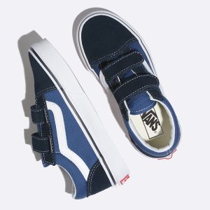 Vans Erkek Çocuk Spor Ayakkabı Old Skool V Lacivert/Beyaz | 99351-135